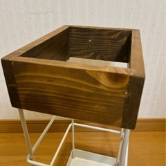 ナチュラル雑貨　新品　プリュイ 傘立て　アンティーク　アイボリー　の画像