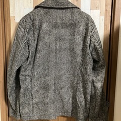 8(eight) グレンチェック ピーコート Lサイズの画像