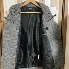 8(eight) グレンチェック ピーコート Lサイズの画像