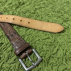 【美品】本革ブラウンベルト✨上質な艶と大人の存在感🤎まだまだ使える綺麗なお品の画像