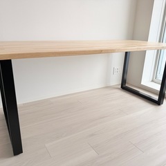 高級天板ワーキングデスク（ダイニングテーブルとしてもお使い頂けます）の画像