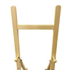 ○棚付きイーゼルH型 ナチュラルの画像