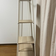 ハンガーラック／収納ラック付きの画像