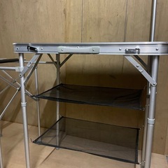 キャンプ　キッチンテーブル　BBQ  の画像