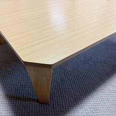 ニトリ　折りたたみローテーブル　幅 1200✕奥行 750x高さ324mmの画像