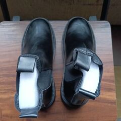 新品 23cm レディース ブーツ ブラック 厚底 シューズ ショートブーツ 識別番号:【B093-Z】の画像