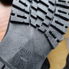 新品 23cm レディース ブーツ ブラック 厚底 シューズ ショートブーツ 識別番号:【B093-Z】の画像