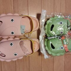 限定販売　Croc風 スリッパ／サンダル 男女兼用（室内・外履きOK）の画像