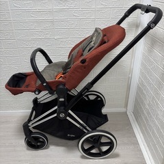 ［手洗い清掃済み✨］ サイベックス プリアム PRIAM Cybex オータムゴールド 1ヶ月〜4歳頃まで🎁ベビー用品100点以上在庫あり！の画像