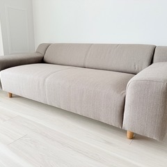 スタイリッシュ　ワイドツインサイズ ローソファの画像