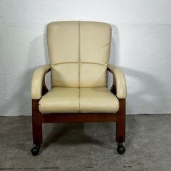 『FUJIFURNTURE』富士ファニチア リクライニングチェア ダイニングチェア 食卓チェア リビングチェア キャスター付き チェア 椅子 イス 2脚 RWcha114の画像