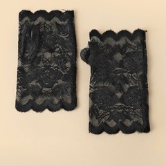黒 レース 手袋の画像