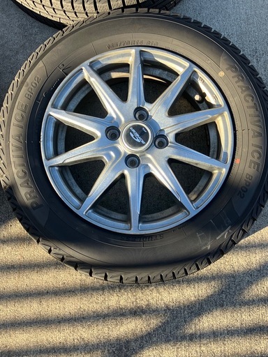 スタッドレスホイールセット165/70R1414