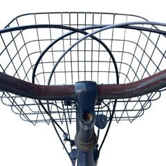 ◇L'EAF V-TYPE II ママチャリ 自転車 ブルー ギア6段階 ギア変更不可27インチ  防犯登録解除済みの画像