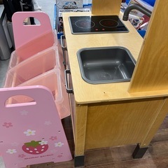 豪華おままごとセット！IKEA DUKTIGキッチン＆マザーガーデン収納ラック付きの画像
