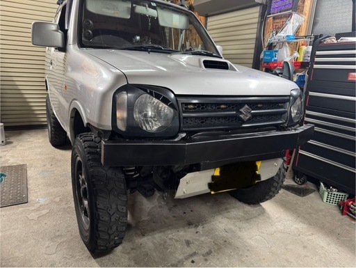 JB23  ワンオフ鉄バンパー