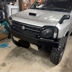 JB23  ワンオフ鉄バンパーの画像