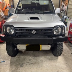 JB23  ワンオフ鉄バンパーの画像