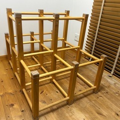 【良品】木製ジャングルジムの画像