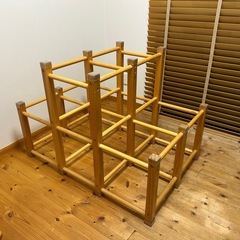 【良品】木製ジャングルジムの画像