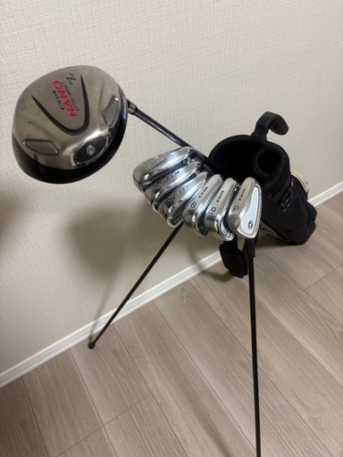 【右利き:ゴルフクラブ一式セット】アイアン＋ドライバー＋スタンドバッグ（引き取り限定）