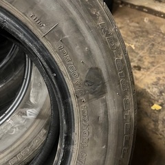 夏タイヤ　195/80r15 ブリヂストン　バンタイヤの画像