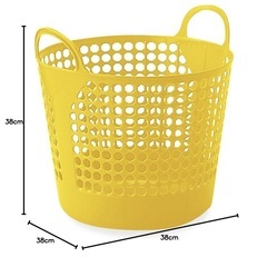 未使用　日本製　伊勢藤　ランドリーバスケット２個セットの画像