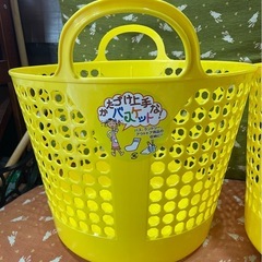 未使用　日本製　伊勢藤　ランドリーバスケット２個セットの画像