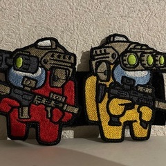 アモングアス ミリタリーベルクロパッチの画像