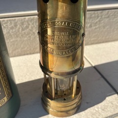 真鍮製ランプ　マイナーズランプの画像