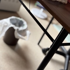 ダイニングテーブル　ブラウン木目調せいほうけい正方形の画像