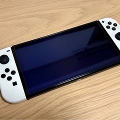 【美品】Nintendo Switch 有機ELモデル ホワイト/ブラックの画像