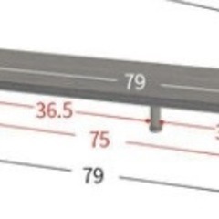モニターラック付きPCデスクの画像