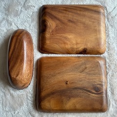 木製プレート+トレイの画像