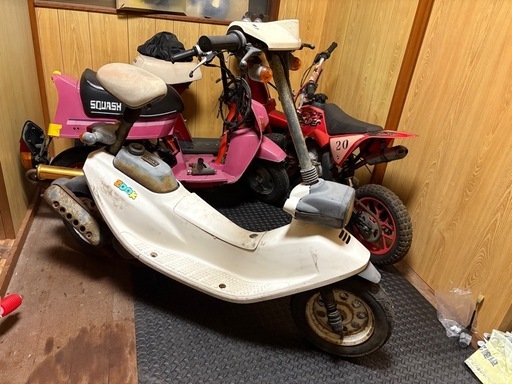 ホンダ ズーク ZOOK オリジナル足跡タイヤ付き　不動レストアベース