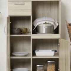 【急募】食器棚⭐︎ほぼ未使用⭐︎組立済の画像