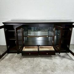 『Meuble』モーブル デコール3160M サイドボード リビングボード 飾棚 飾り棚 キャビネット RWsid16の画像