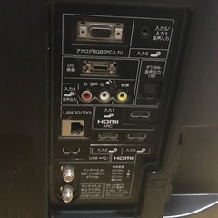 42型 SHARP 世界の亀山ブランド AQUOS 液晶カラーテレビの画像