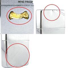 ジッポ PAT.2032695 ライター シルバー  ZIPPO オイルライター WIND PROOFの画像