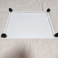 プリンター台 スライド式 460mm幅 白 A7370-0の画像