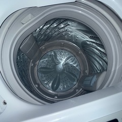 【Hisense 全自動洗濯機 HW-E4503＋ラック付き】の画像