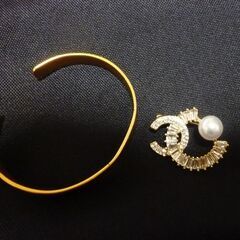 17日16時お取引　イングランドSABONA LONDONロンドンブレスレット＆ブローチの画像