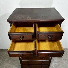 『HOKKAIDOU』北海道民芸 7段チェスト ハイチェスト チェスト 整理箪笥 箪笥 RWche17の画像