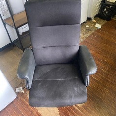 パーソナルチェア(Dメッシュ BK) オートマンつき付きの画像