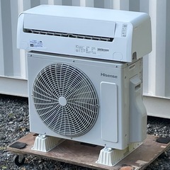 高年式！取付け可 ! !◇ハイセンス エアコン 6畳用 2023年 内部クリーン 解凍洗浄HA-S22FE3 高圧洗浄済み！保証付き ! !の画像