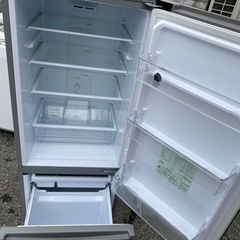 NO B649🌈福岡市内配送設置無料✨🌈冷蔵庫 ブラッシュシルバー AQR-20N(S) [幅52.5cm /201L /2ドア /右開きタイプ /2023ねんの画像