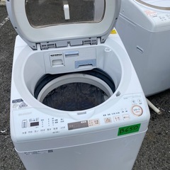 NO B650🌈福岡市内配送設置無料✨🌈ES-TX9A-N 縦型洗濯乾燥機 ゴールド系 [洗濯9.0kg /乾燥4.5kg /ヒーター乾燥(排気タイプ) /上開き]  2019年式の画像