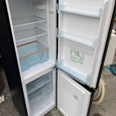 NO B652🌈福岡市内配送設置無料✨🌈アイリスオーヤマ 冷蔵庫 162L ブラック IRSE-16A-B 2023ねn2023年の画像