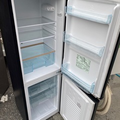 NO B652🌈福岡市内配送設置無料✨🌈アイリスオーヤマ 冷蔵庫 162L ブラック IRSE-16A-B 2023ねn2023年の画像