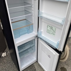 NO B652🌈福岡市内配送設置無料✨🌈アイリスオーヤマ 冷蔵庫 162L ブラック IRSE-16A-B 2023ねn2023年の画像